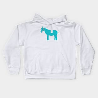 Interpretation of a Minifig Horse Kids Hoodie